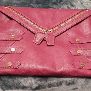 BRAND NEW Danielle Nicole pink leather purse